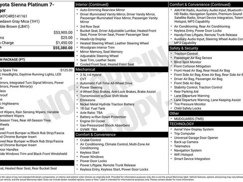 Used 2024 Toyota Sienna Platinum image 26