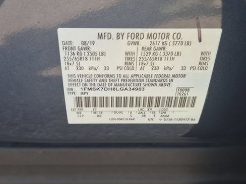 Used 2020 Ford Explorer XLT RWD image 35