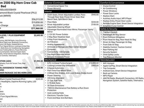 Used 2025 RAM 2500 Big Horn image 36