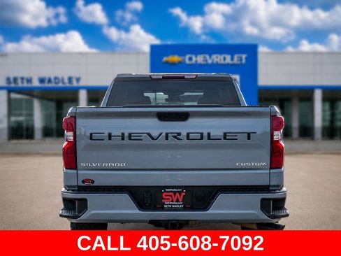 Used 2025 Chevrolet Silverado 1500 Custom w/ Turbomax Blackout Package AWD/4WD image 63
