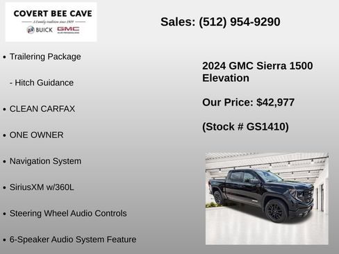 Used 2024 GMC Sierra 1500 Elevation RWD image 30