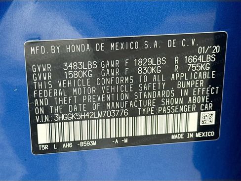 Used 2020 Honda Fit LX image 39