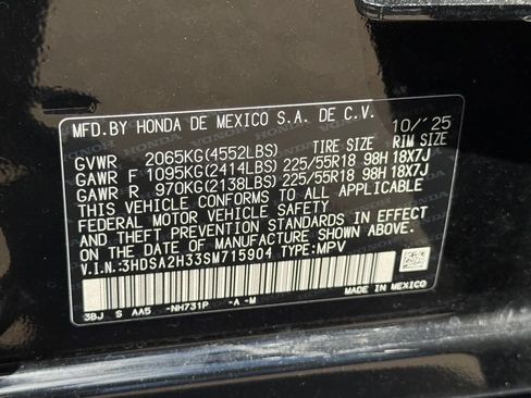 Certified 2025 Acura ADX AWD image 29