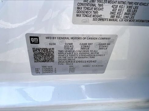 Used 2025 Chevrolet Silverado 1500 RST w/ RST All Star Premium Package AWD/4WD image 14