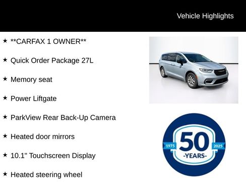 Used 2024 Chrysler Pacifica Touring-L FWD image 9