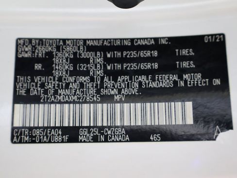 Used 2021 Lexus RX 350 350 image 48