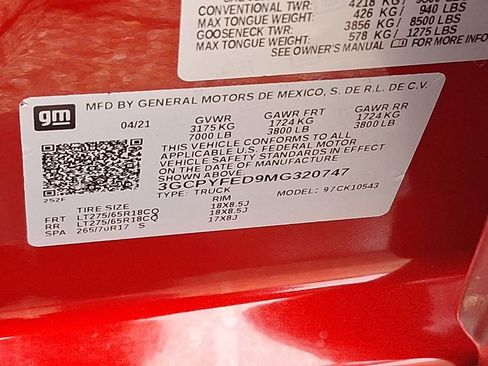 Used 2021 Chevrolet Silverado 1500 LT Trail Boss w/ Convenience Package II image 20