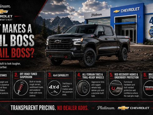 New 2026 Chevrolet Silverado 1500 LT Trail Boss w/ LT Trail Boss Premium Package AWD/4WD image 9