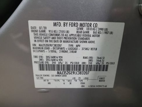 Used 2020 Ford EcoSport SE w/ SE Convenience Package FWD image 33