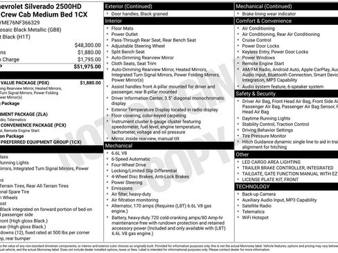 Used 2022 Chevrolet Silverado 2500 Custom w/ Custom Value Package AWD/4WD image 2