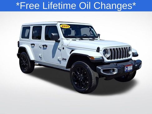 Used 2025 Jeep Wrangler Unlimited Sahara w/ Safety Group AWD/4WD image 1