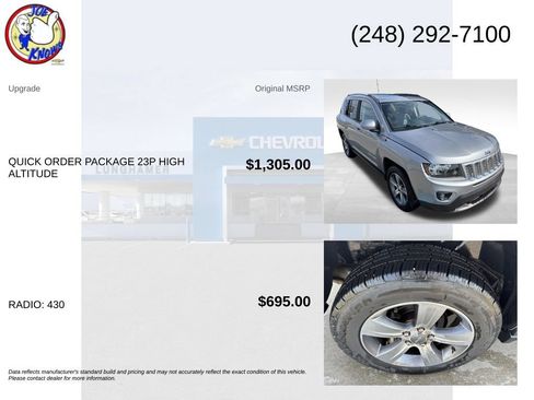 Used 2017 Jeep Compass High Altitude AWD/4WD image 5