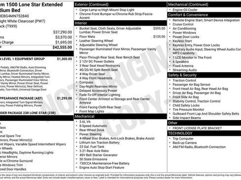 Used 2021 RAM 1500 Lone Star RWD image 38
