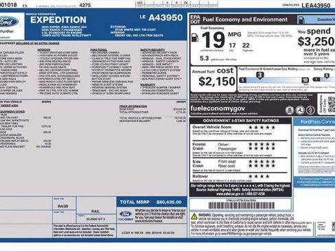 Used 2020 Ford Expedition King Ranch AWD/4WD image 2