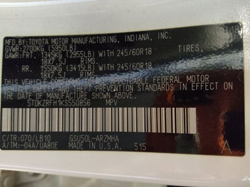 Used 2019 Toyota Highlander XLE image 33