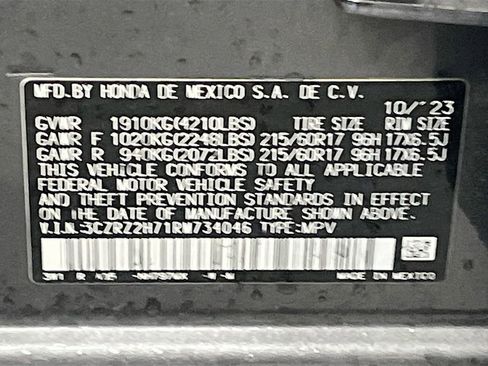 Used 2024 Honda HR-V EX-L image 31