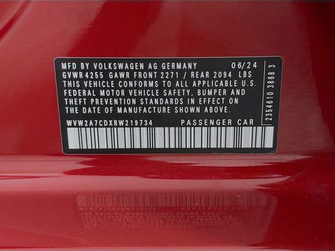 Used 2024 Volkswagen GTI SE w/ SE Leather Seats Package FWD image 34
