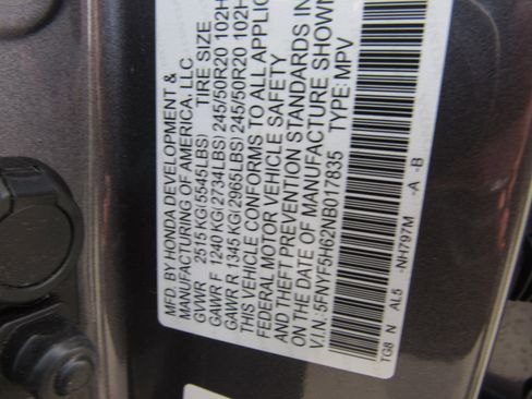 Certified 2022 Honda Pilot Touring image 32