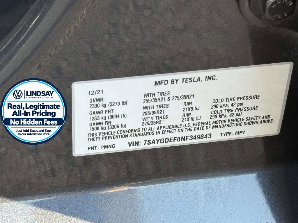 Used 2022 Tesla Model Y Performance AWD/4WD image 29