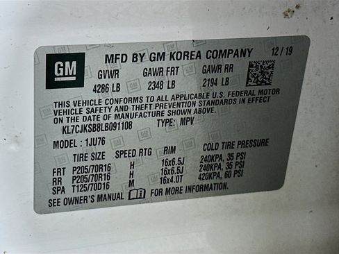 Used 2020 Chevrolet Trax LS w/ Tint and Cruise Package image 12