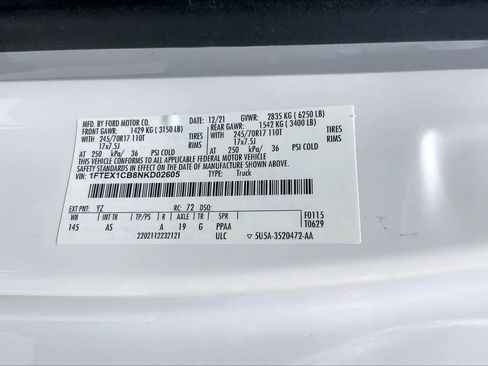 Used 2022 Ford F150 XL w/ Equipment Group 101A High RWD image 20