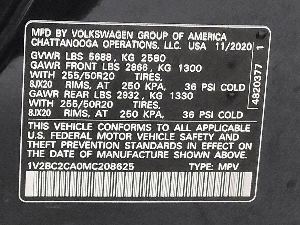 Used 2021 Volkswagen Atlas Cross Sport SEL AWD/4WD image 33