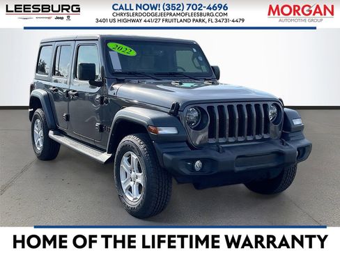 Certified 2022 Jeep Wrangler Unlimited Sport image 1