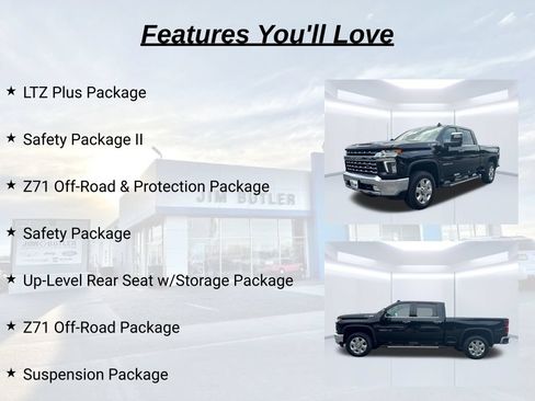 Used 2022 Chevrolet Silverado 2500 LTZ w/ LTZ Plus Package AWD/4WD image 35