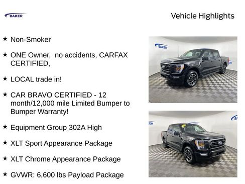 Used 2023 Ford F150 XLT w/ Equipment Group 302A High AWD/4WD image 4