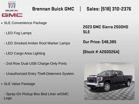 Certified 2023 GMC Sierra 2500 SLE w/ SLE Value Package; AWD/4WD image 13
