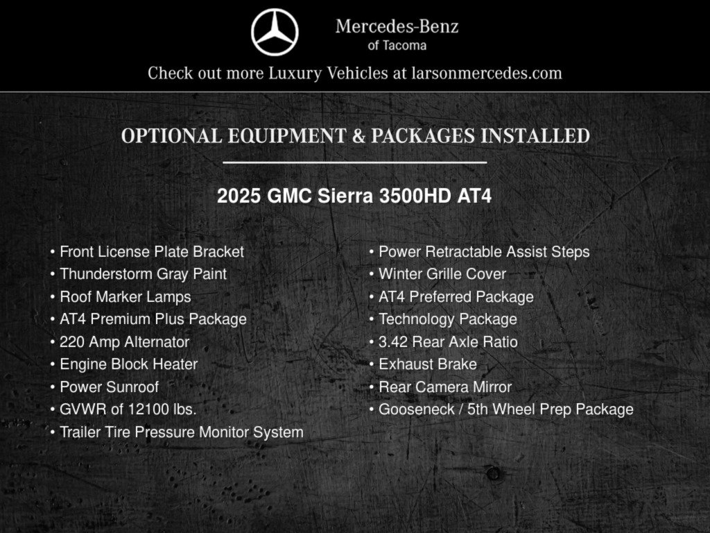 Used 2025 GMC Sierra 3500 AT4 w/ AT4 Premium Plus Package AWD/4WD image 12