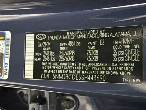 Used 2025 Hyundai Tucson SEL AWD/4WD image 22