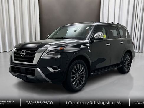 Used 2022 Nissan Armada Platinum w/ Captain's Chairs Package AWD/4WD image 1