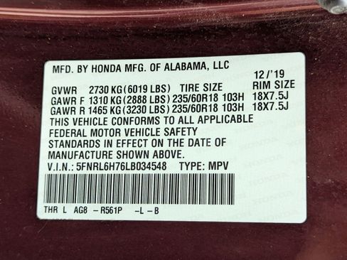 Used 2020 Honda Odyssey EX-L image 30