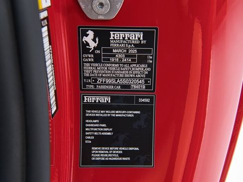 Used 2025 Ferrari 296 GTB RWD image 52