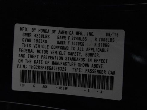 Used 2016 Honda Accord LX image 31