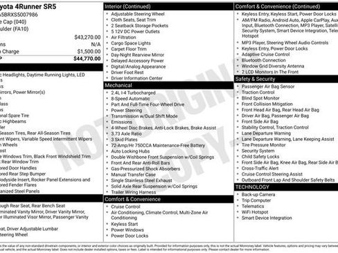 Used 2025 Toyota 4Runner SR5 image 46