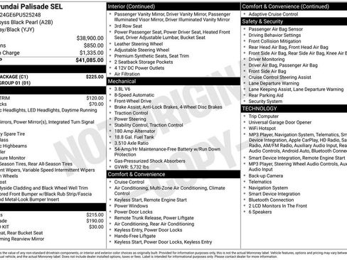 Used 2023 Hyundai Palisade SEL w/ Cargo Package FWD image 26