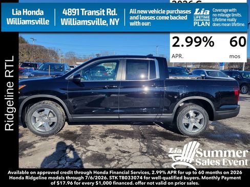 New 2026 Honda Ridgeline RTL image 7