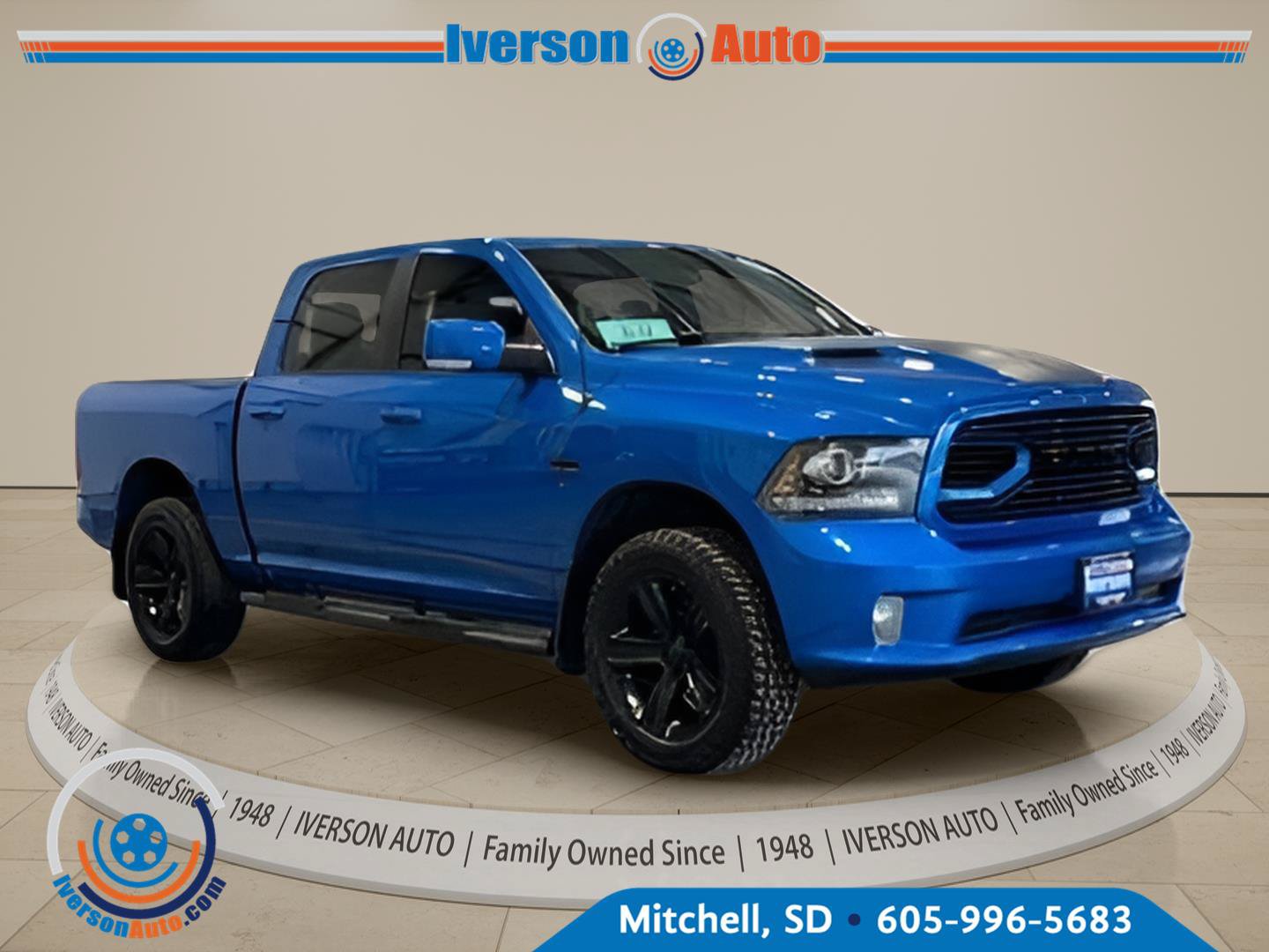 Used 2018 RAM 1500 Sport w/ Hydro Blue Sport Package AWD/4WD image 2