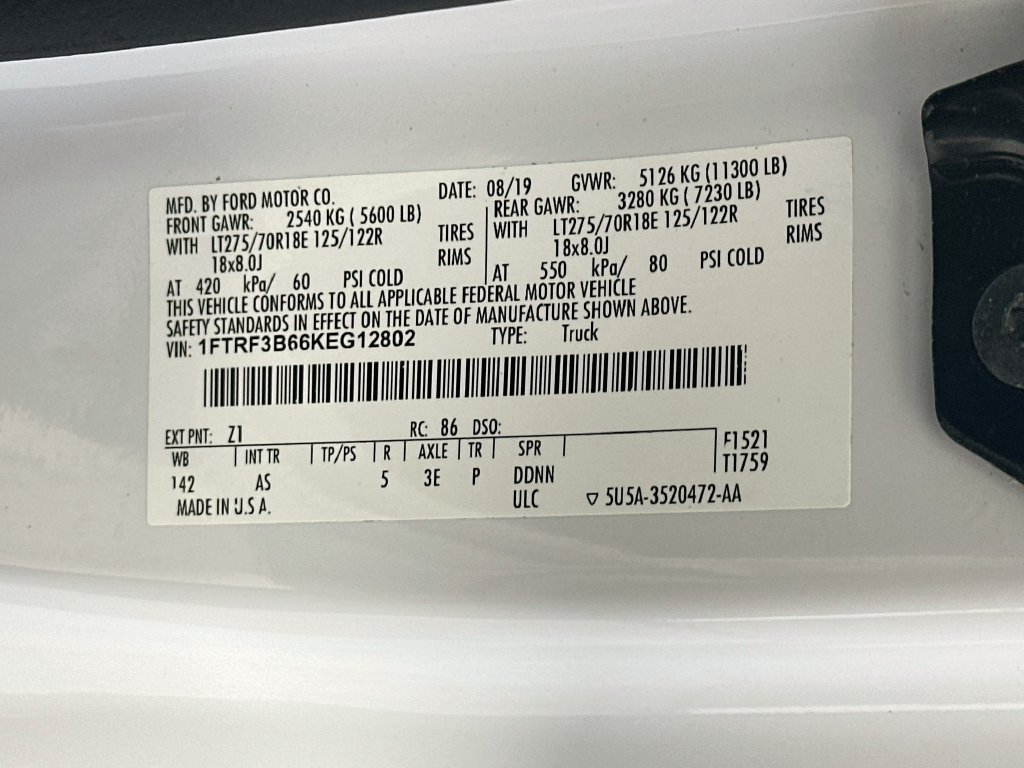 Used 2019 Ford F350 XL w/ XL Value Package AWD/4WD image 34