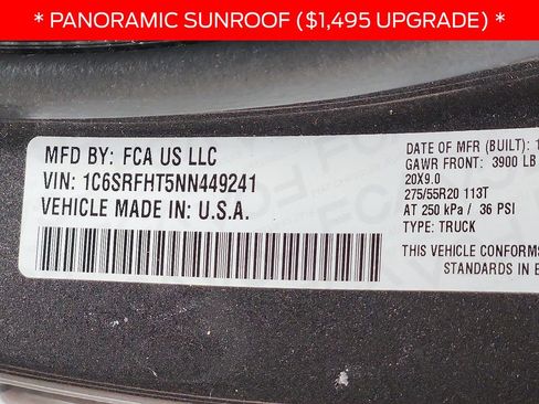 Used 2022 RAM 1500 Limited w/ Body Color Bumper Group image 33