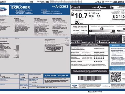 Used 2022 Ford Explorer Limited w/ Class IV Trailer Tow Package AWD/4WD image 5