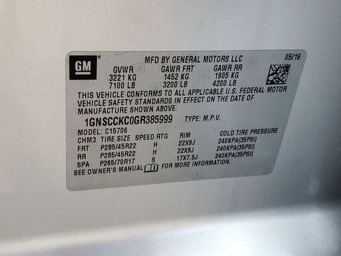 Used 2016 Chevrolet Tahoe LTZ image 46