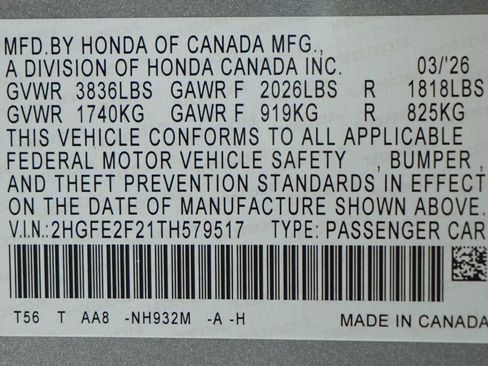 Used 2026 Honda Civic LX image 30