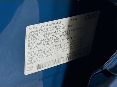 New 2026 Audi Q3 quattro 2.0T AWD/4WD image 33