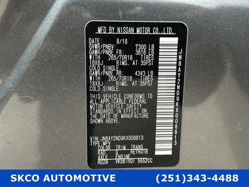 Used 2019 Nissan Armada SV w/ Driver Package image 28