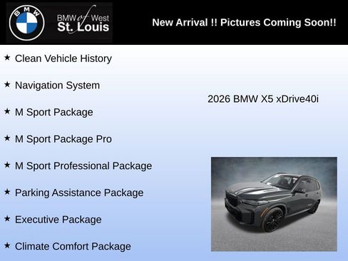 Used 2026 BMW X5 xDrive40i w/ Executive Package AWD/4WD image 5