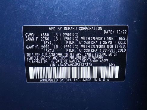 Used 2023 Subaru Outback Limited image 42