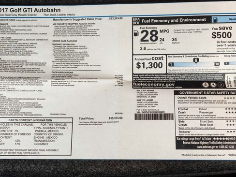 Used 2017 Volkswagen GTI Autobahn image 47